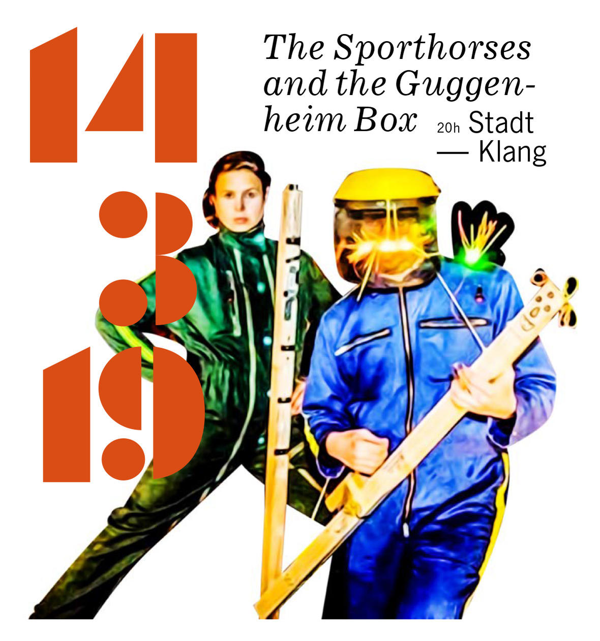 Stadt_Klang Musikalisch theatralische Performance mit The Sporthoses and The Guggenheim Box